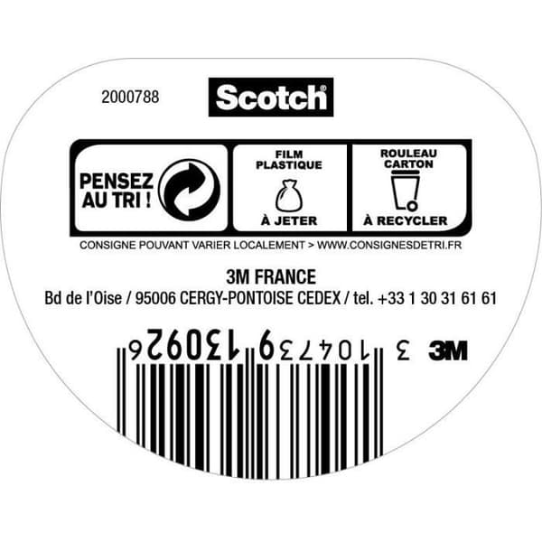 3M SCOTCH självhäftande tejp - 100 mx 48 mm - Transparent