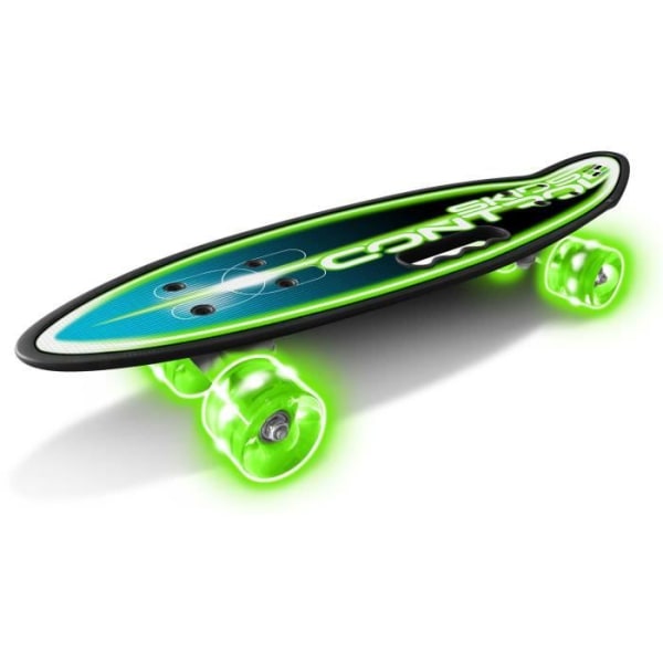 STAMP Skateboard 24 x 7 SKIDS CONTROL med handtag och upplysta hjul