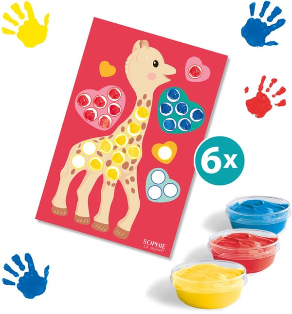 SES CREATIVE - Sophie the Giraffe - Färg och målning