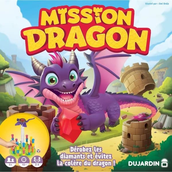 Dragon Mission - Brädspel - DUJARDIN - Ålder 7+
