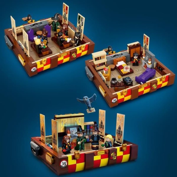 LEGO 76399 Harry Potter Hogwarts magiska stam, presentidé, 5 minifigurer från filmernas universum