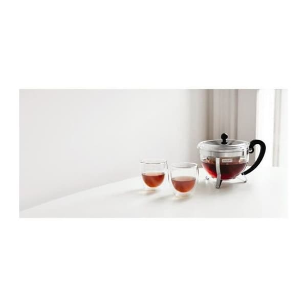 BODUM CHAMBORD Tekanna med sil 1,3L grå