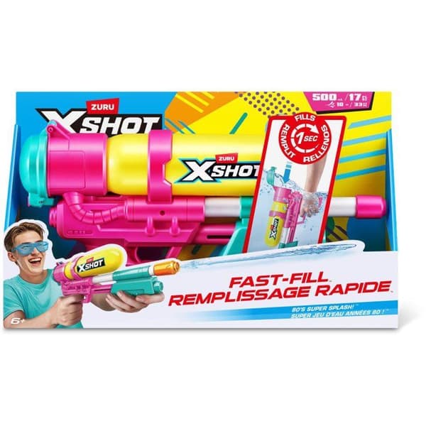 Vattenpistol - ZURU XSHOT - Vatten Snabbfylld Retro-bläster - Ålder 5+