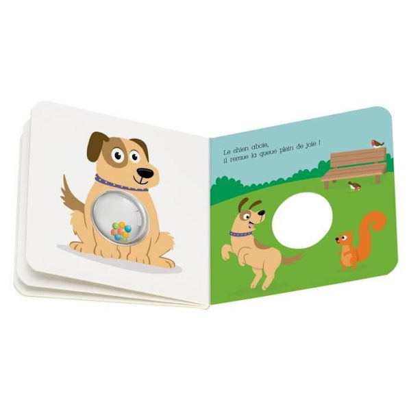 Ravensburger play+, My Rattle Book - My first animals, Book, First age, baby