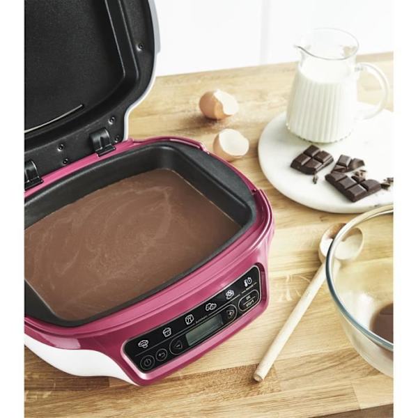 TEFAL KD810112 Cake Factory Delices Intelligent kakmaskin, 5 autoprogram, 1 manuellt läge, CreaBake formsats ingår