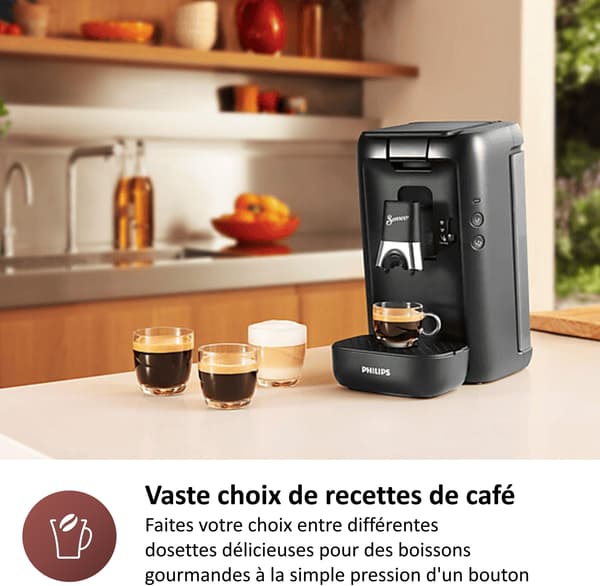 Philips Senseo Maestro CSA260/51 - Grå kaffemaskin - Grå
