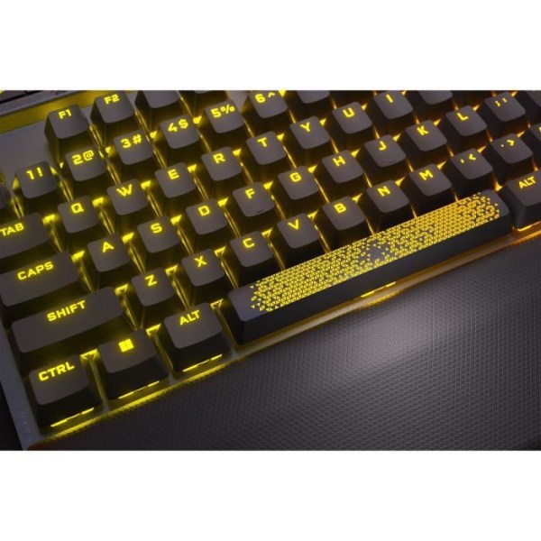 Magnetisk-mekaniskt speltangentbord - CORSAIR - K70 MAX RGB - PBT-tangenter - Svart - (CH-910961G-FR)