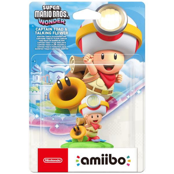 Amiibo-figur - Kapten Padda och Blomma  Super Mario-samlingen