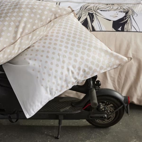 Sängkläder - IDAG - JAVA - 2 personer - 240x220 cm - Bomull - Mangatryck - Beige
