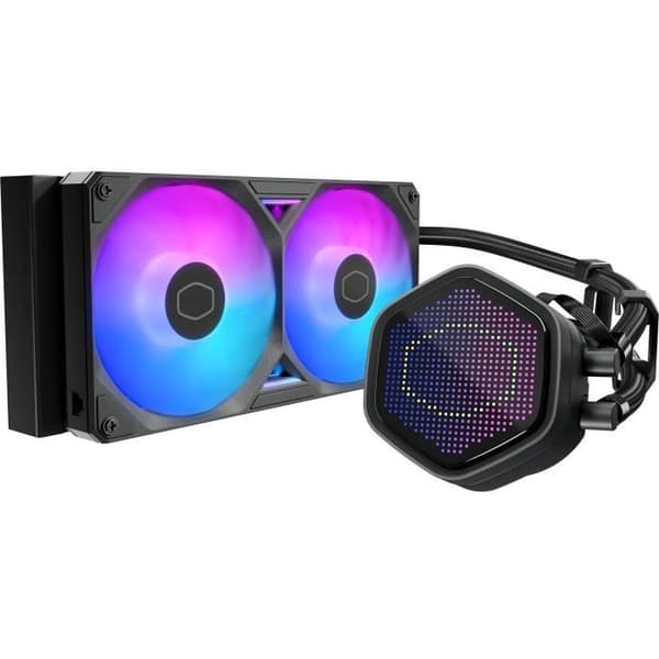 COOLER MASTER - MasterLiquid 240 Atmos II Pixel LED - Vattenkylning AIO - 120 mm fläktar