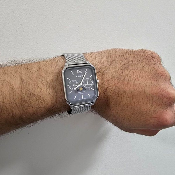Klocka - CASIO - MTP-M305M - Herr - Grå - Kvarts - Analog
