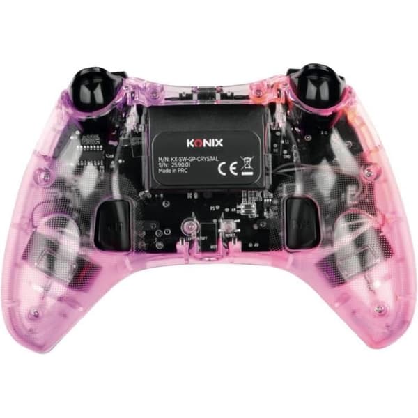 Konix - Crystal Wireless Controller Nintendo Switch, Switch OLED, PC och PS4