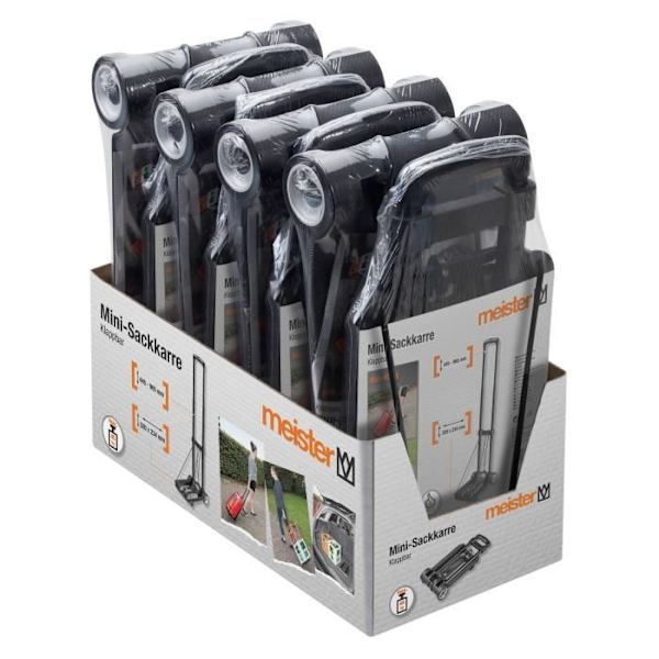 MEISTER Mini vikbar vagn 45 kg