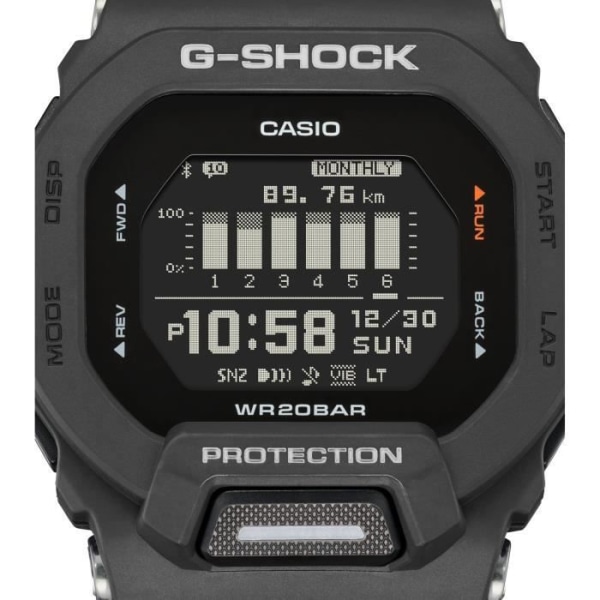 Casio g -shock gbd -200-1er klocka - chockbeständig - multifunktion - svart