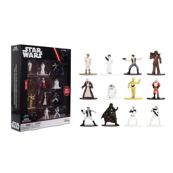 Jada - Star Wars Figurer - 4cm - Set 12 delar