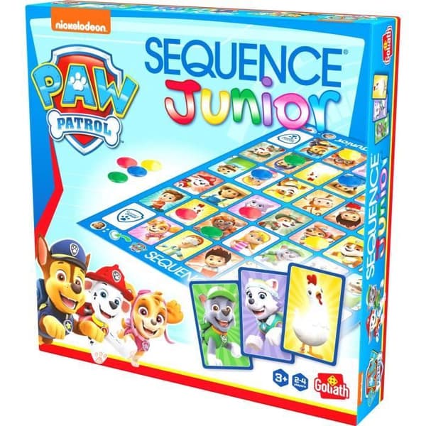 Brädspel - GOLIATH - Paw Patrol Junior Sequence - Familjespel för 3-åringar