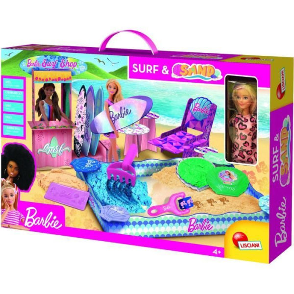 Magisk sandlåda - Barbie Sand &amp; Surf box set - LISCIANI