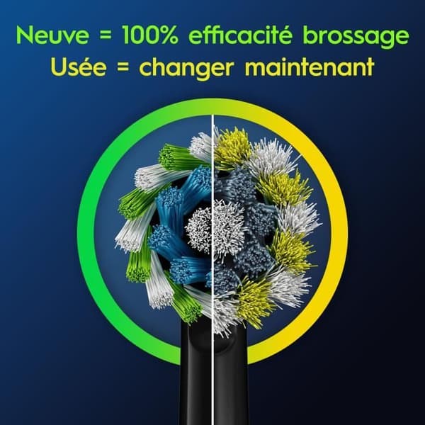 Borstar - ORAL-B - CROSS ACTION PRO - 8-pack - Svart