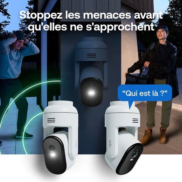 Arlo Essential 3 2K 360° utomhusövervakningskamerakit