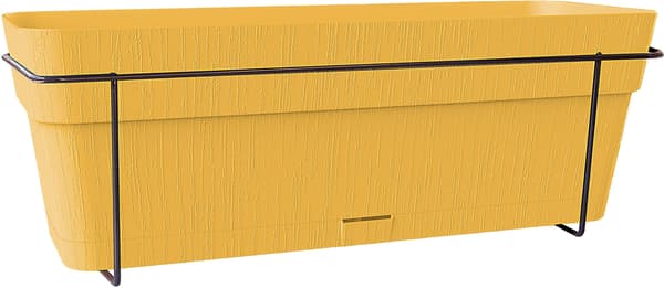 STEFANPLAST Balkong ETHICA - 9 L - 50x18 x h17 cm - Senapsgrå