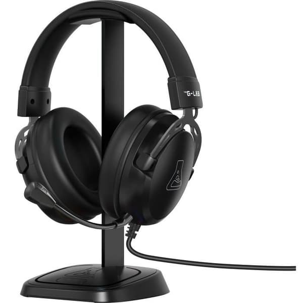 Stativ för gamingheadset - The G-Lab - K-STAND-NEON - Trådbunden - Kompakt design - Svart