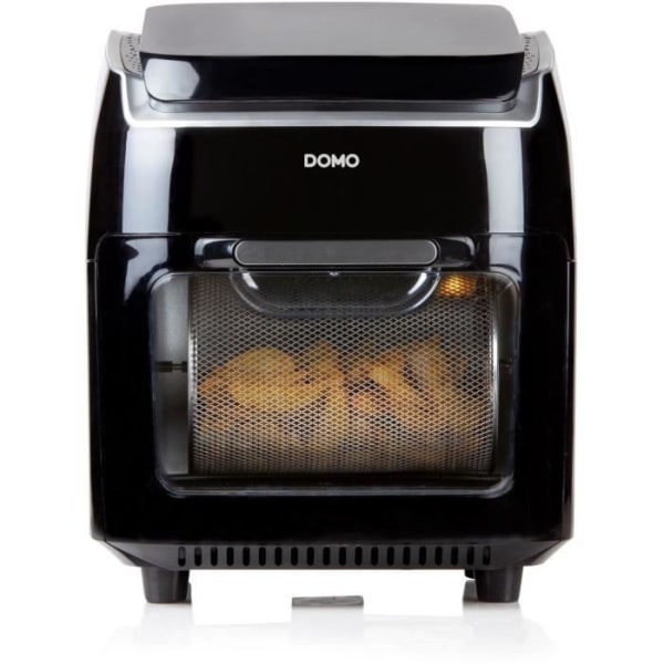 DOMO DO534FR - Deli-Fryer Ugn 10L - Multifunktionell fritös: ugn, roterande funktion och dehydrator - 8 program