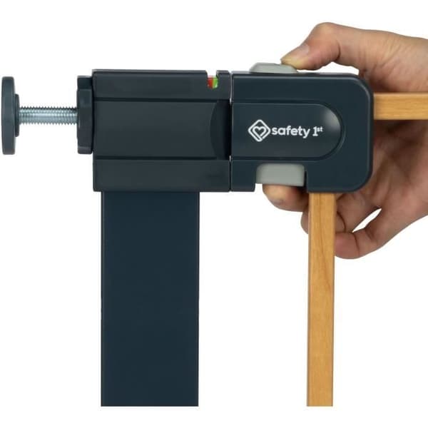 SAFETY 1st Easy Close barnsäkerhetsgrind, trämönstrad, 73-80 cm (max. 136 cm)
