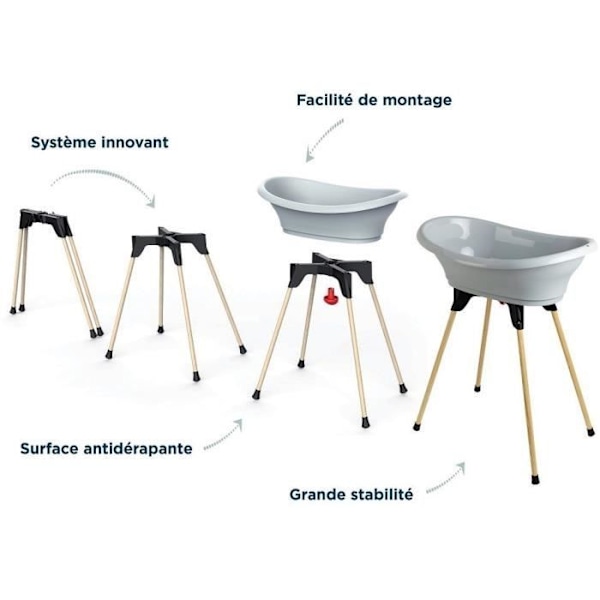 Badpaket - THERMOBABY - VASCO 9 i 1 - Charm Grey