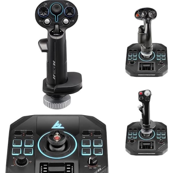 Modulär multisimuleringsbas - THRUSTMASTER - HEART Technology - Sol-R 5 Base - Kompatibel med Windows 10/11 och TARGET-programvara