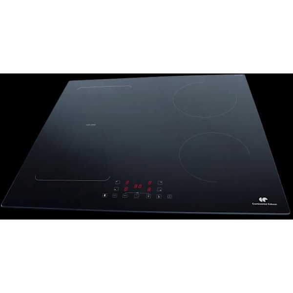 CONTINENTAL EDISON 4-zons induktionshäll CETI4ZFLEX3 - Flex - 7200W - 4 boosters - svart