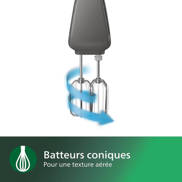 Blandare - PHILIPS - HR3745/00 - 450 W - 3 L - Vit