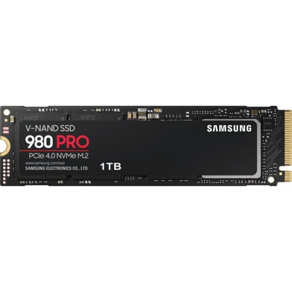 SAMSUNG - Intern SSD - 980 PRO - 1TB - M.2 NVMe (MZ-V8P1T0BW)