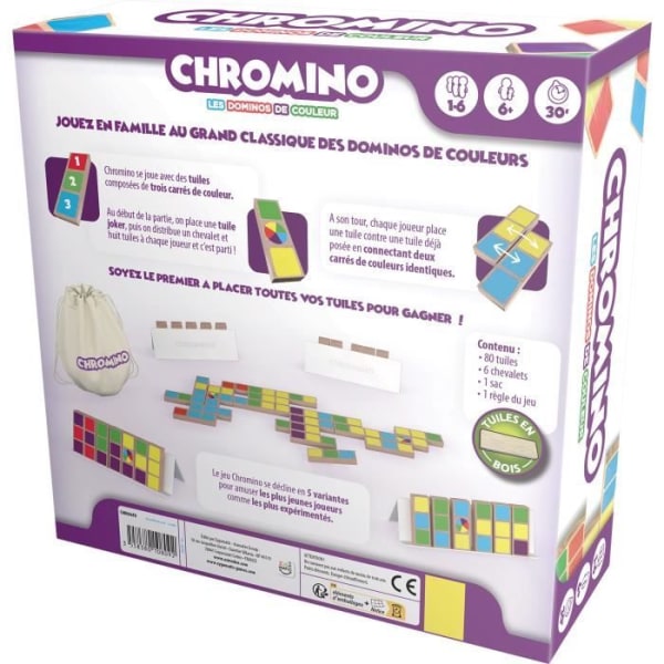 Chromino|Asmodee - Color Domino Game