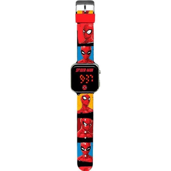 Spiderman LED-klocka - BARNLICENSERING - SPD4903