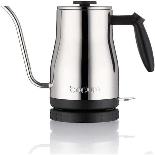 BODUM - BISTRO Elektrisk vattenkokare med lång pip, 1 200 W, 1,0 l, rostfritt stål