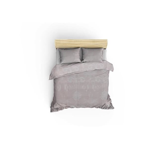 Bäddset - 1 påslakan 220 x 240 cm + 2 örngott 60 x 60 cm - 65% bomull, 35% polyester - Mink
