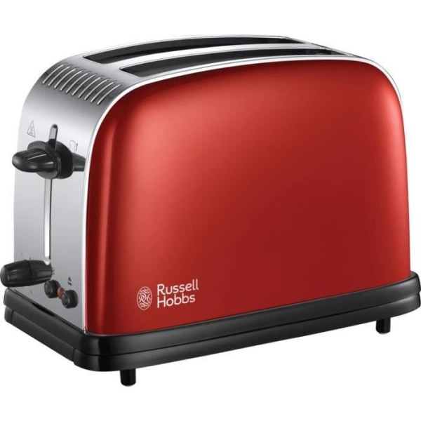 RUSSELL HOBBS 23330-56 - Brödrostfärger Plus - Fast Toast Technology - Röd