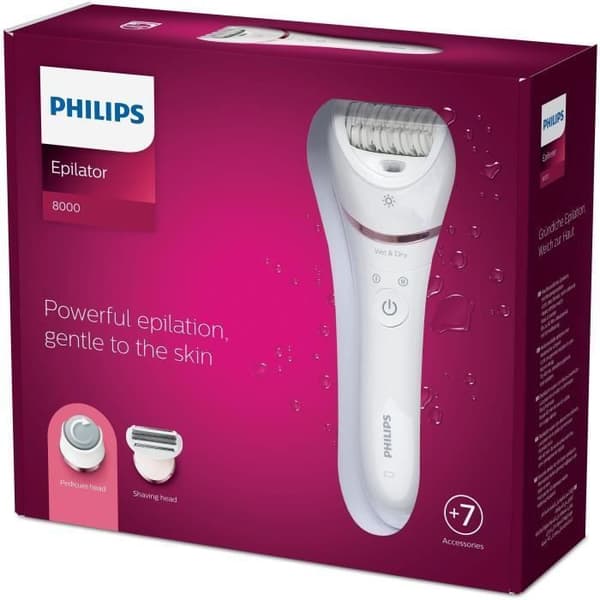 Elektrisk epilator - PHILIPS - BRE730/10 - Satinelle Advanced