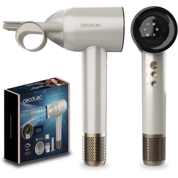 Hårtork - CECOTEC - DryGlam Waves Champagne - 1600 W