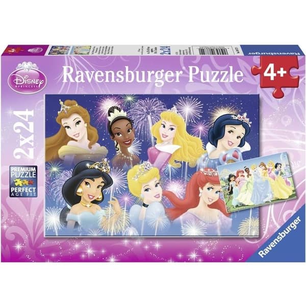 DISNEY PRINCESSE Puzzle Princesses tillsammans 2x24st