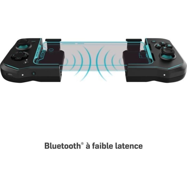 Android mobil spelkontroll - Turtle Beach Atom - Bluetooth - Svart/Cyan