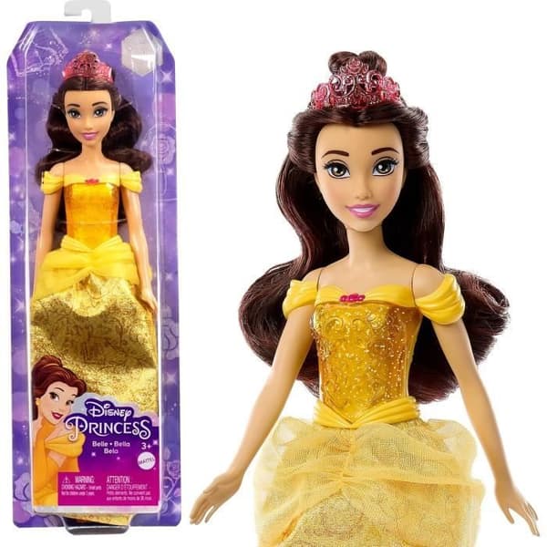 Disney Princess - Belle Doll 29cm - skyltdockor dockor - 3 år och +