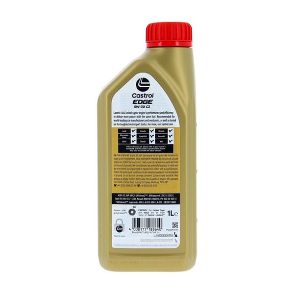 Motorolja - CASTROL - EDGE 5W-30 C3 - 1L