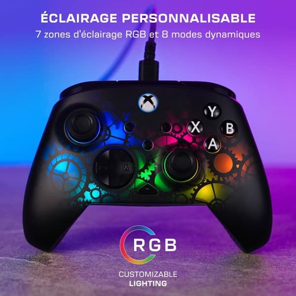 Gamepad - Xbox & PC - Afterglow Ignite - RGB Wired - Time Machine - Turtle Beach