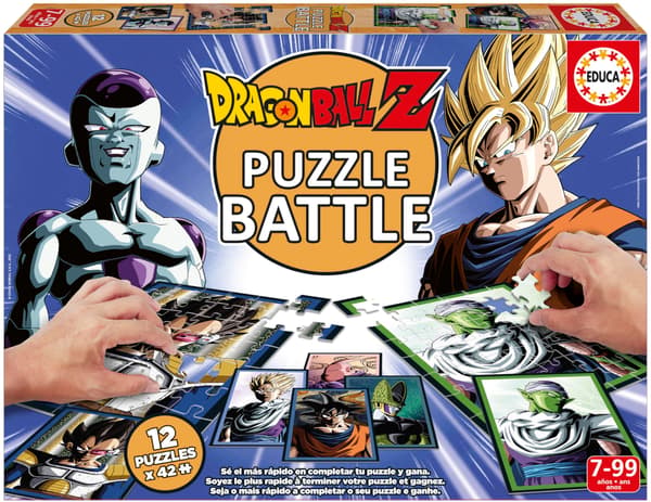 Pussel - EDUCA - Strid mot Dragon Ball Z - 12 pussel
