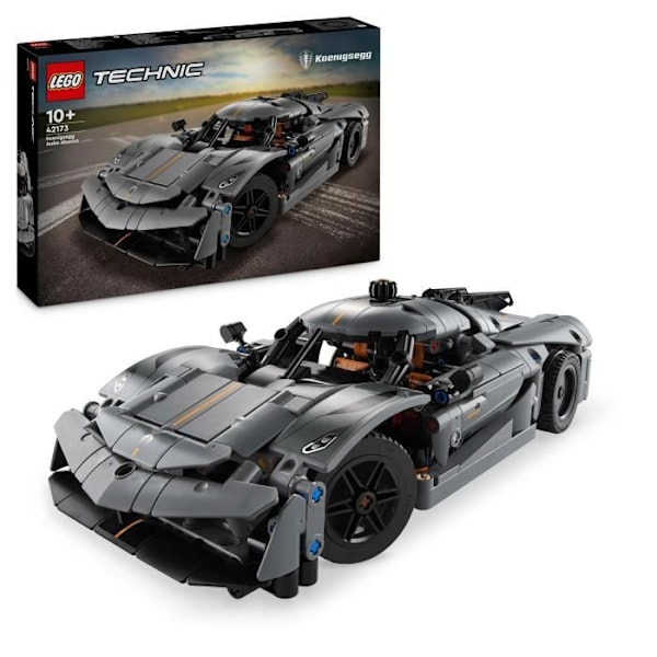 LEGO Technic 42173 Hypercar Koenigsegg Jesko Absolut grå - Byggsats