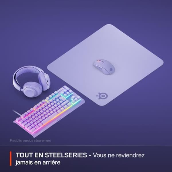 Gamingmusmatta - STEELSERIES - QcK L - Lavendel