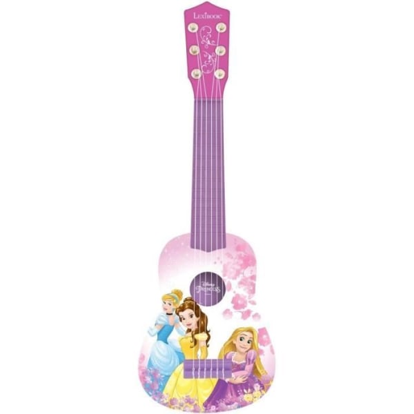 LEXIBOOK - DISNEY PRINCESSES - Akustisk gitarr för barn - Höjd 53 cm