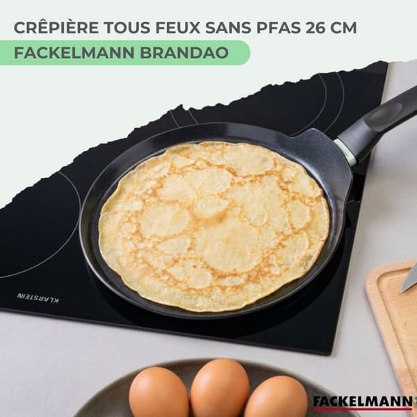 Candlemas crepe maker set - FACKELMANN - BRANDAO - Ø 26 cm - 3 redskap