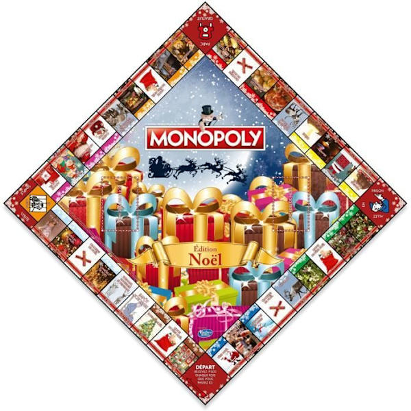 MONOPOLY Christmas - Brädspel - VINNANDE RÖTT